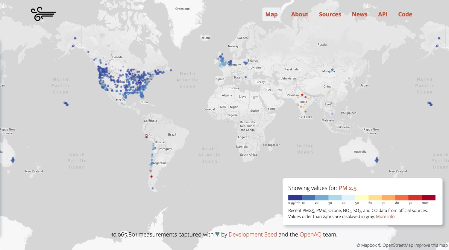 OpenAQ Map